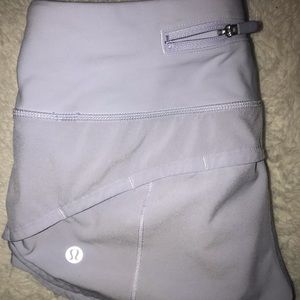 Size 0 lululemon speed up shorts 2.5